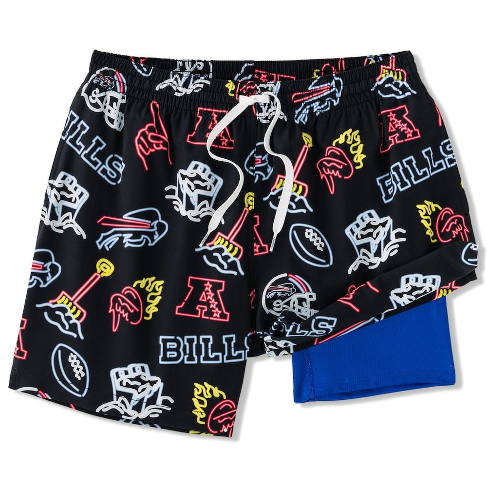 Chubbies The Neon 5.5" Classic Lined Swim Trunks - Buffalo Bills
