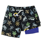 Chubbies The Neon 5.5" Classic Lined Swim Trunks - Los Angeles Rams