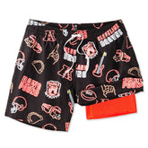 Chubbies The Neon 5.5" Classic Lined Swim Trunks - Cleveland Browns