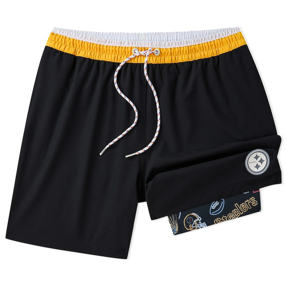 Chubbies 5.5" Classic Lined Swim Trunks - Pittsburgh Steelers