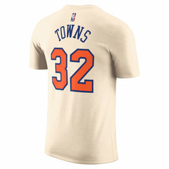 Nike Karl-Anthony Towns New York Knicks Unisex 2025/26 City Edition Name & Number T-Shirt