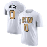 Nike Jayson Tatum Boston Celtics Unisex 2025/26 City Edition Name & Number T-Shirt