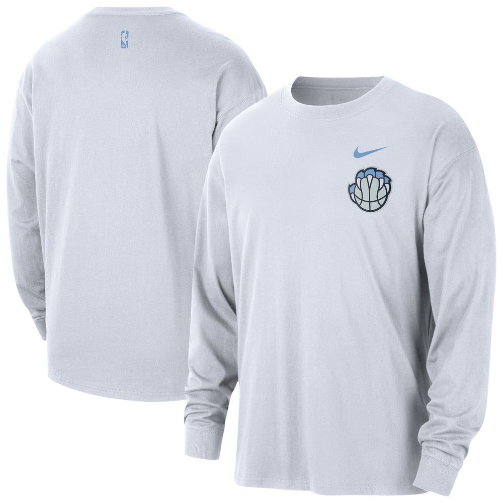 Nike Memphis Grizzlies 2025/26 City Edition Remix Essential Logo Long Sleeve T-Shirt