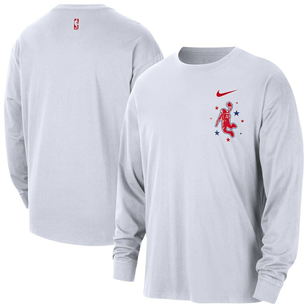 Nike Houston Rockets 2025/26 City Edition Remix Essential Logo Long Sleeve T-Shirt sale
