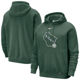 Nike Milwaukee Bucks 2025/26 City Edition Essential Logo Remix Hoodie