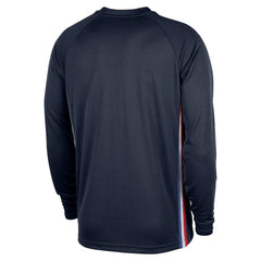 Nike Philadelphia 76ers 2025/26 City Edition Authentic Pregame Dri-FIT Long Sleeve Shooting T-Shirt