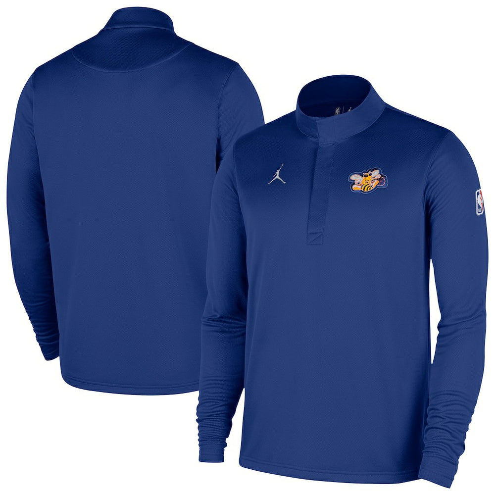 Charlotte Hornets Jordan Brand 2025/26 City Edition Remix Authentic Coaches Dri-FIT Half-Zip Top