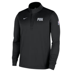 Nike Portland Trail Blazers 2025/26 City Edition Remix Authentic Coaches Dri-FIT Half-Zip Top