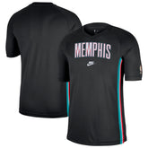Nike Memphis Grizzlies Classic Edition Hardwood Classics Authentic Game Shooting Dri-FIT Raglan T-Shirt