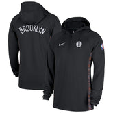 Nike Brooklyn Nets 2025/26 City Edition Remix Authentic On-Court Quarter-Zip Dri-FIT Hooded Jacket