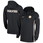 Nike Atlanta Hawks 2025/26 City Edition Remix Authentic On-Court Quarter-Zip Dri-FIT Hooded Jacket