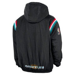 Nike Memphis Grizzlies Hardwood Classics Therma-FIT Half-Zip Hooded Windbreaker
