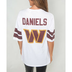 Jayden Daniels Cuce Women's Crystal V-Neck Tunic - Washington Commanders