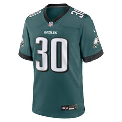 Jihaad Campbell 2025 NFL Draft First Round Pick Game Jersey - Philadelphia Eagles Jerseys