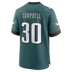 Jihaad Campbell 2025 NFL Draft First Round Pick Game Jersey - Philadelphia Eagles Jerseys