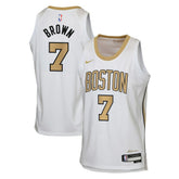 Nike Jaylen Brown Boston Celtics Youth 2025/26 City Edition Swingman Jersey