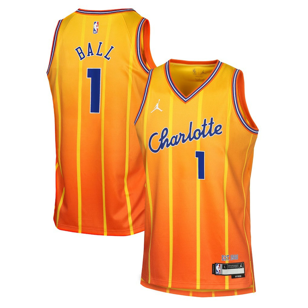 Nike LaMelo Ball Charlotte Hornets Youth 2025/26 City Edition Swingman Jersey