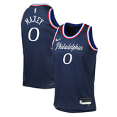Nike Tyrese Maxey Philadelphia 76ers Youth 2025/26 City Edition Swingman Jersey