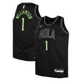 Nike Zion Williamson New Orleans Pelicans Youth 2025/26 City Edition Swingman Jersey