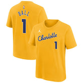 Nike LaMelo Ball Charlotte Hornets Youth 2025/26 City Edition Name & Number T-Shirt