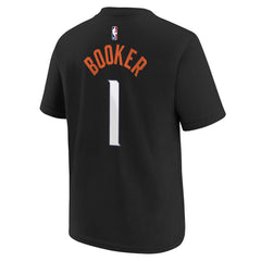 Nike Devin Booker Phoenix Suns Youth 2025/26 City Edition Name & Number T-Shirt