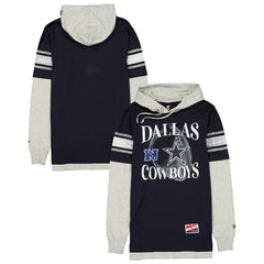 Twofer Layered Long Sleeve Hoodie T-Shirt - Dallas Cowboys Hoodies