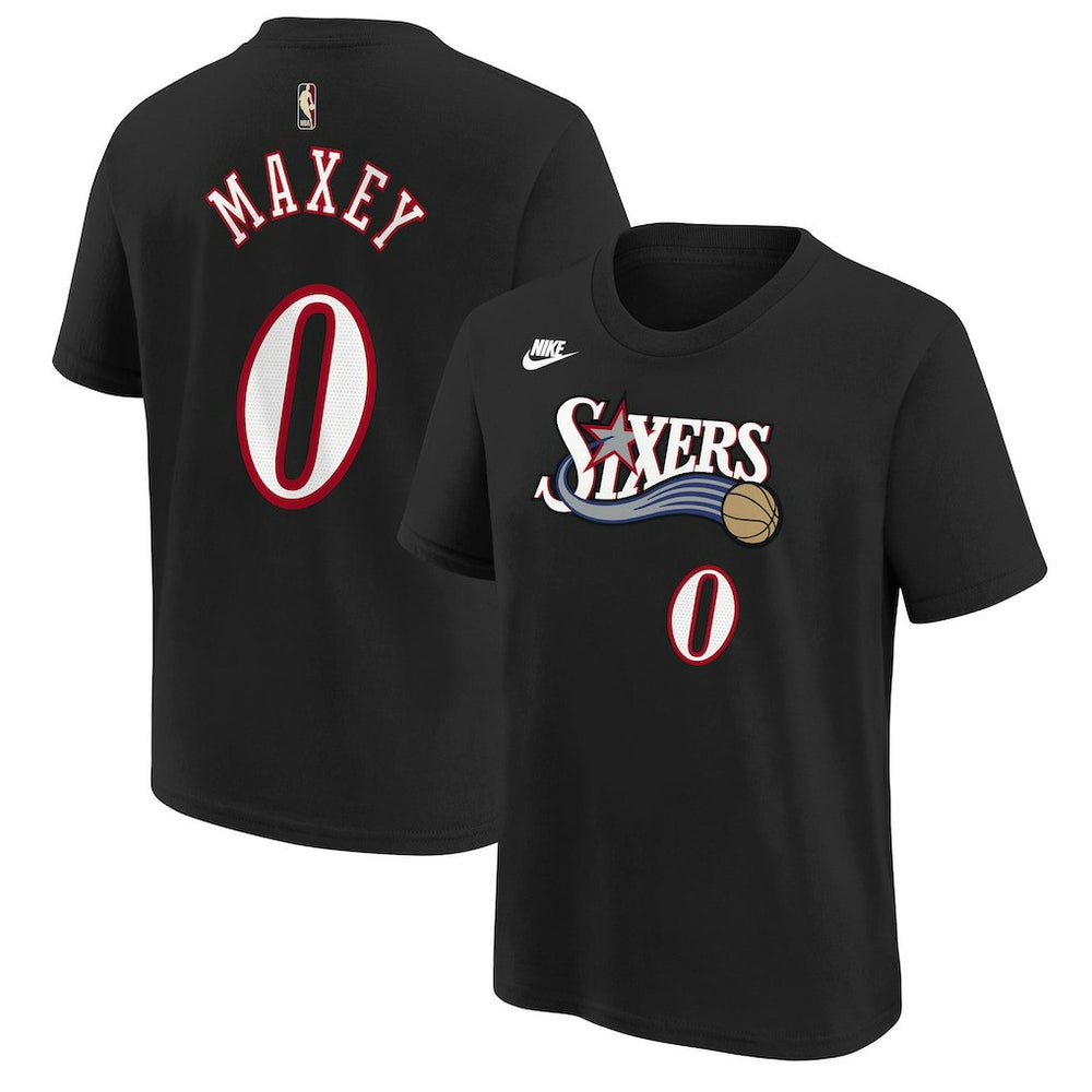Nike Tyrese Maxey Philadelphia 76ers Youth Name & Number T-Shirt