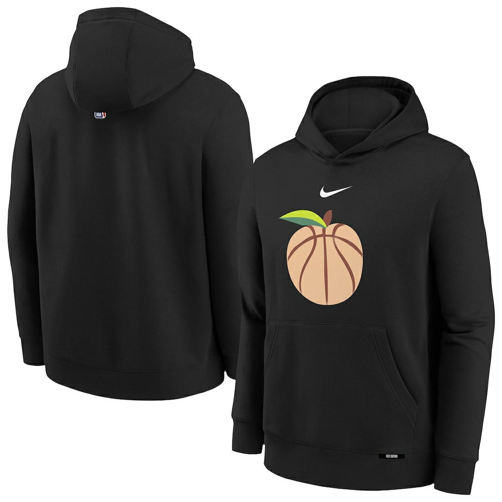 Nike Atlanta Hawks Youth 2025/26 City Edition Club Fleece Pullover Hoodie