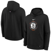 Nike Brooklyn Nets Youth 2025/26 City Edition Club Fleece Pullover Hoodie