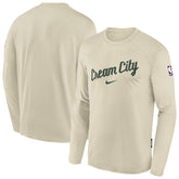 Nike Milwaukee Bucks Youth 2025/26 City Edition Dri-Fit Long Sleeve Game Top
