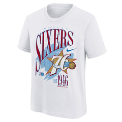 Nike Philadelphia 76ers Youth Hardwood Classics Champs Max90 T-Shirt