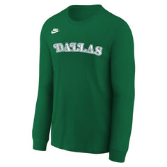 Nike Dallas Mavericks Youth Hardwood Classics Essential Logo Max90 Long Sleeve T-Shirt sale