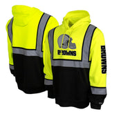 High-Visibility Safety Hooded Sweatshirt - Cleveland Browns Sweatshirts