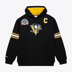 NHL Mario Lemieux Pittsburgh Penguins Mitchell & Ness 1992 Name & Number Premium Pullover Hoodie
