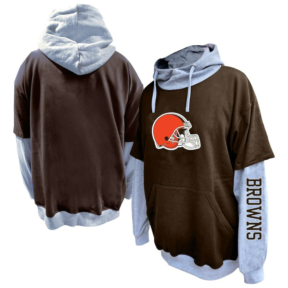 Big & Tall Twofer Pullover Hoodie - Cleveland Browns Hoodies