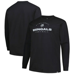 Big & Tall Coverage Scheme Long Sleeve T-Shirt - Cincinnati Bengals T-shirts