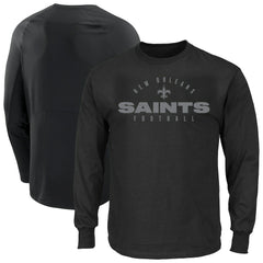 Big & Tall Coverage Scheme Long Sleeve T-Shirt - New Orleans Saints T-shirts