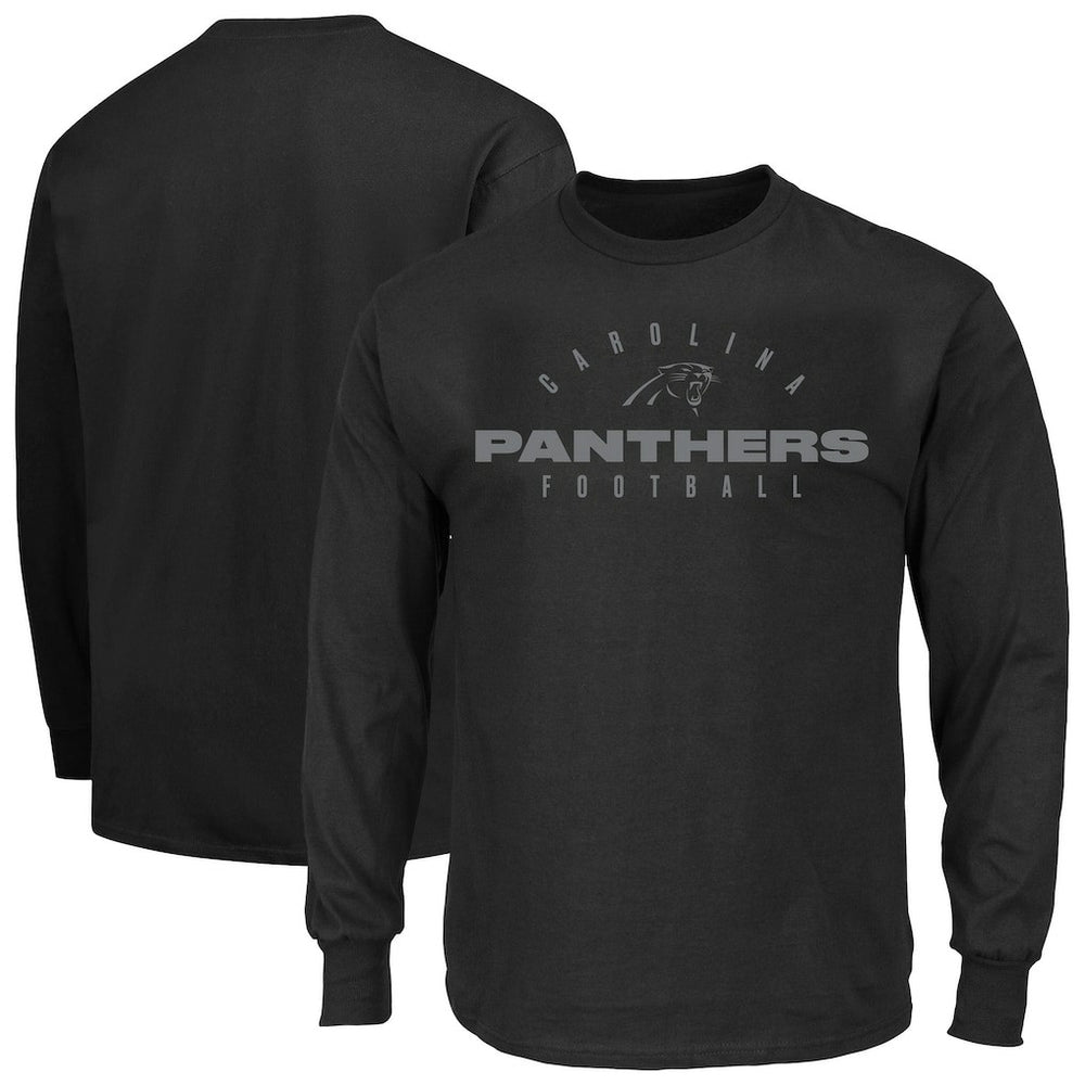 Big & Tall Coverage Scheme Long Sleeve T-Shirt - Carolina Panthers T-shirts