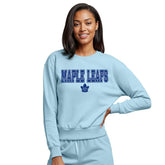 NHL Toronto Maple Leafs Concepts Sport Women's Tonal Pullover Tri-Blend Sweatshirt