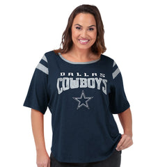 G-III 4Her by Carl Banks Women's Plus Size Linebacker T-Shirt - Dallas Cowboys T-shirts