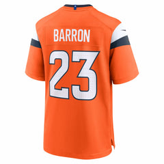 Jahdae Barron 2025 NFL Draft First Round Pick Game Jersey - Denver Broncos Jerseys