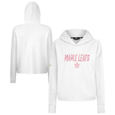 NHL Toronto Maple Leafs Levelwear Women's Mother's Day Sweet Floral Pullover Hoodie