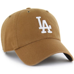 Brown Los Angeles Dodgers Carhartt x '47 Clean Up Adjustable Hat