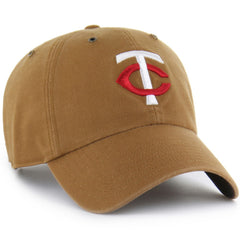 Brown Minnesota Twins Carhartt x '47 Clean Up Adjustable Hat