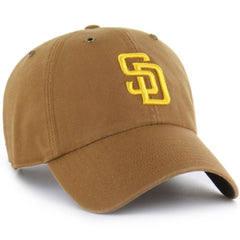 Brown San Diego Padres Carhartt x '47 Clean Up Adjustable Hat