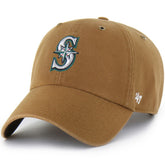 Brown Seattle Mariners Carhartt x '47 Clean Up Adjustable Hat