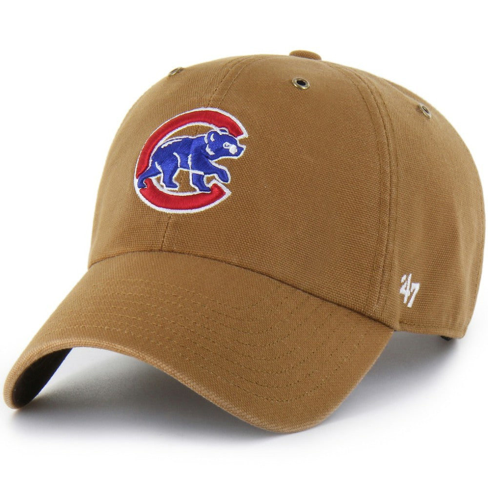 Brown Chicago Cubs Carhartt x '47 Clean Up Adjustable Hat