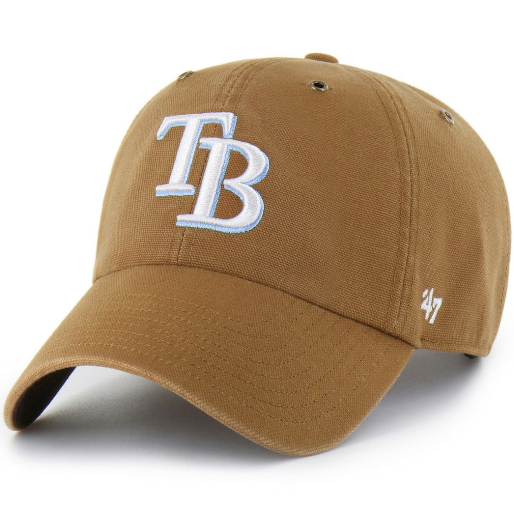 Brown Tampa Bay Rays Carhartt x '47 Clean Up Adjustable Hat