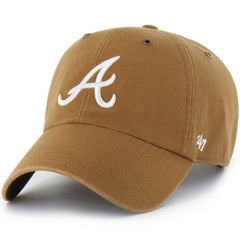 Brown Atlanta Braves Carhartt x '47 Clean Up Adjustable Hat