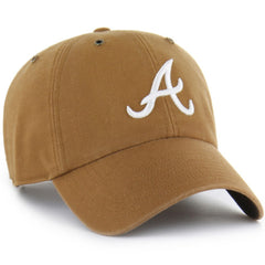Brown Atlanta Braves Carhartt x '47 Clean Up Adjustable Hat